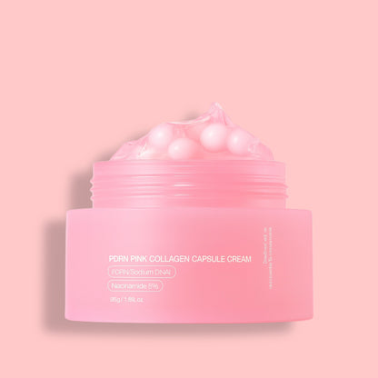 Cremă cu Capsule Roz PDRN – Colagen & ADN de Somon